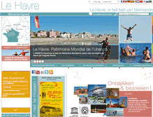 Tablet Screenshot of le-havre-toerisme.nl